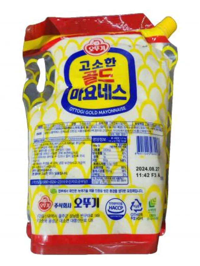 오뚜기 마요네즈골드 스파우트팩 (업소용) 3.2kg 이미지