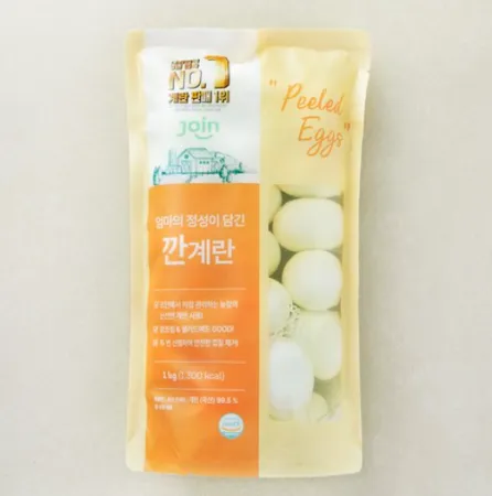 ★특가★조인 깐계란 1박스 (10kg/1kg*10ea/BOX) (냉장, 국내산) 