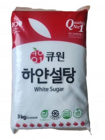 큐원 하얀설탕 3kg