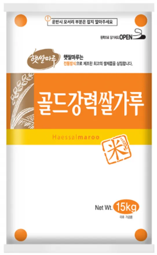 햇쌀마루 골드강력쌀가루 15kg 이미지
