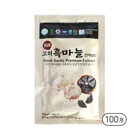 고려 흑마늘 진액골드 100포 (낱개 벌크)