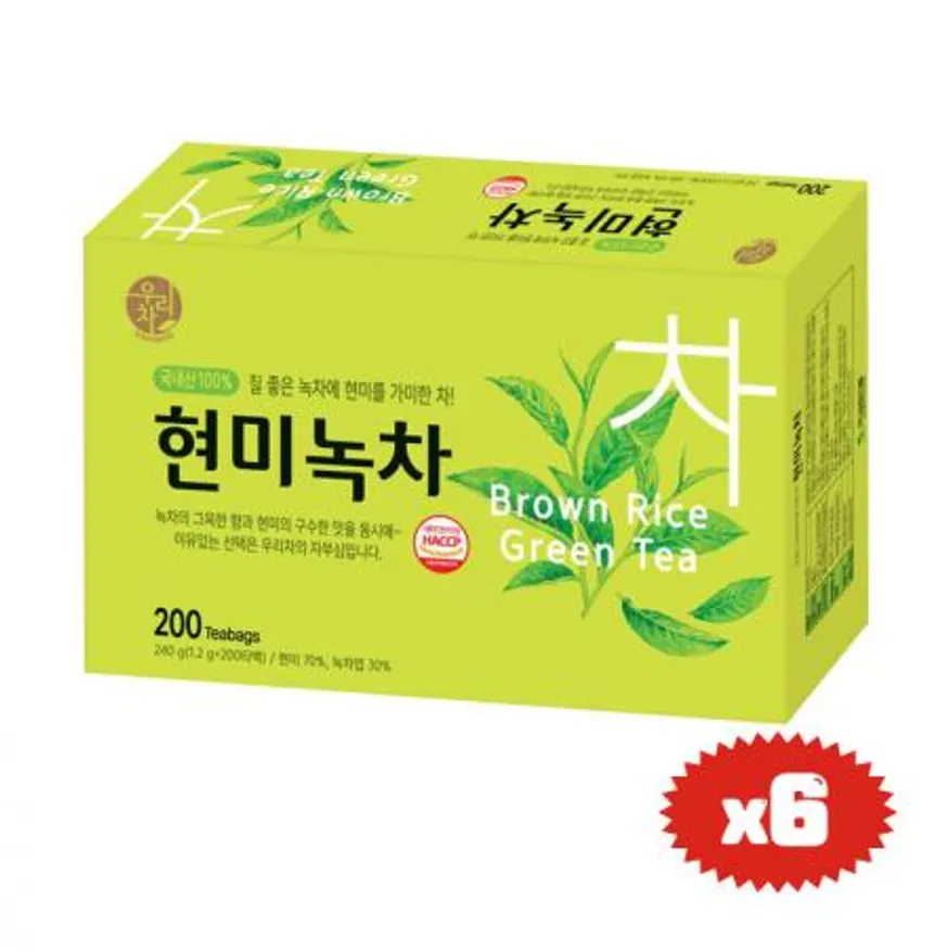 송원 현미녹차 200T x 6개 이미지