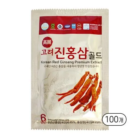 고려 진홍삼 골드 100포 (낱개 벌크)
