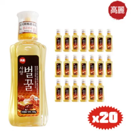 고려 사양벌꿀 500g x 20개 (국내산) 