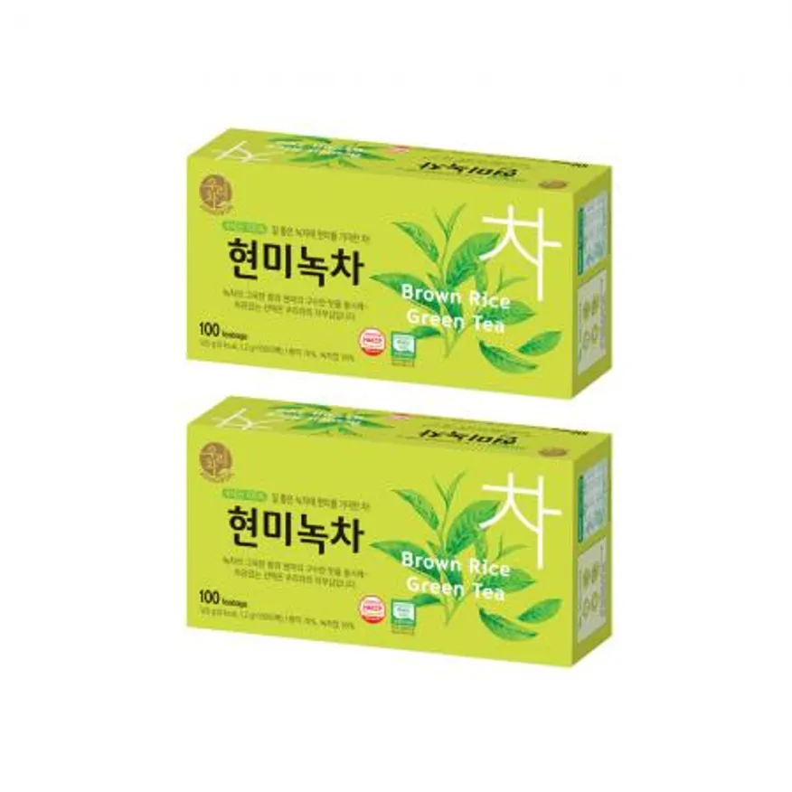 송원 현미녹차 100T x 2개 이미지