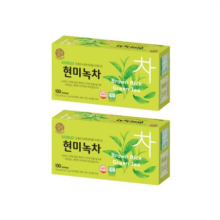 송원 현미녹차 100T x 2개