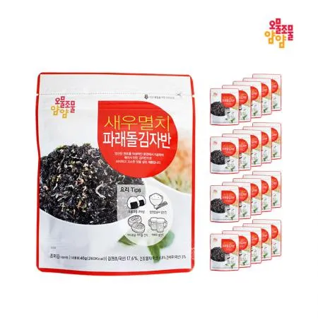 오물조물얌얌 새우멸치 파래돌김자반 40g x 20개 (박스)