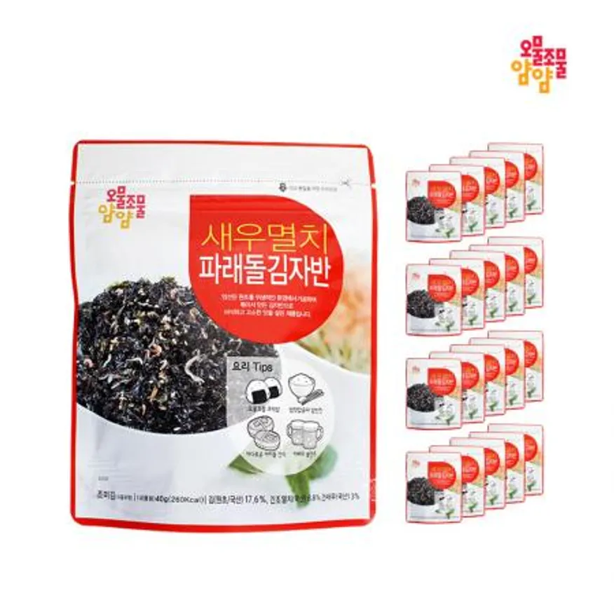 오물조물얌얌 새우멸치 파래돌김자반 40g x 20개 (박스) 이미지