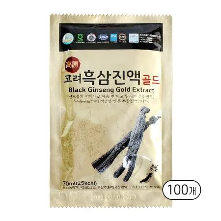 고려 흑삼 진액골드 100포 (낱개 벌크)