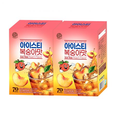 송원 아이스티 복숭아맛 70T x 2개