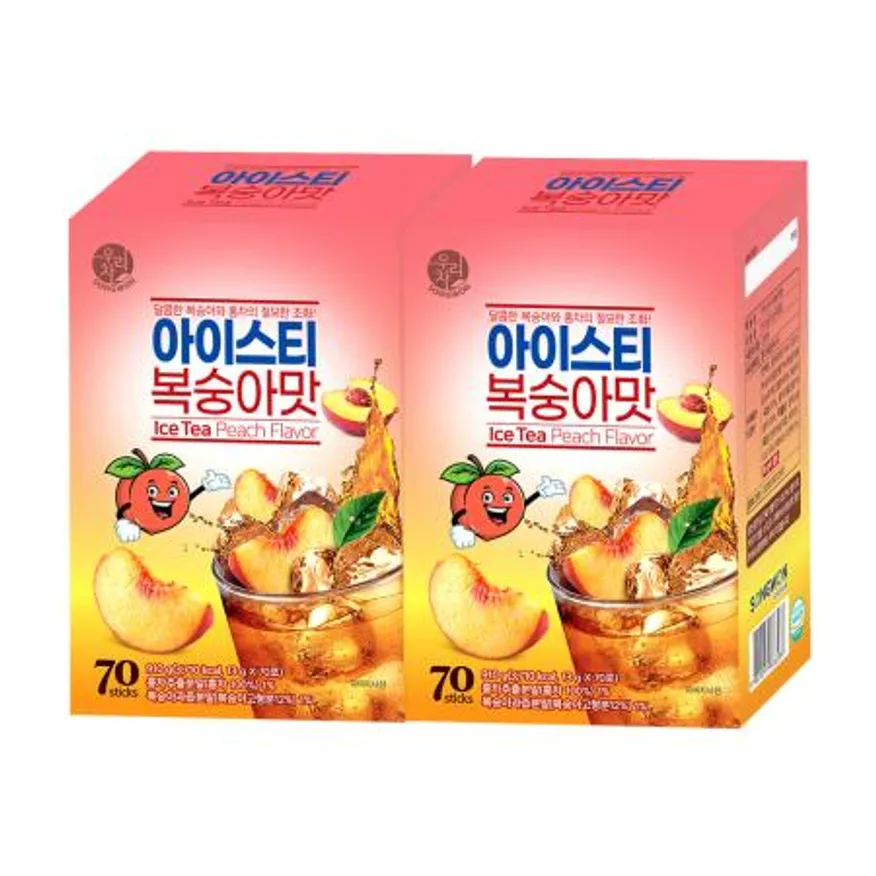 송원 아이스티 복숭아맛 70T x 2개 이미지