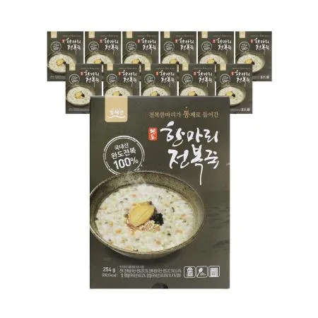 정해연 완도 한마리 전복죽