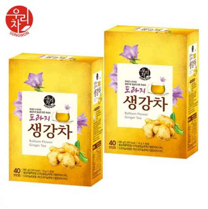 송원 도라지생강차 40T x 2개 이미지