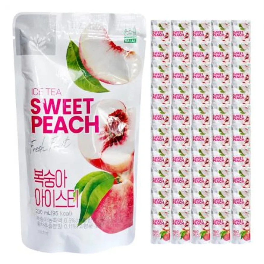 밸런스그로우 복숭아 아이스티 230ml 50팩 이미지