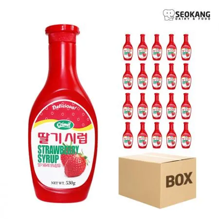 서강유업 딸기시럽 530g x 20개