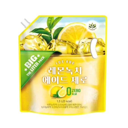 밸런스그로우 레몬녹차 에이드 제로 칼로리 1.5L 