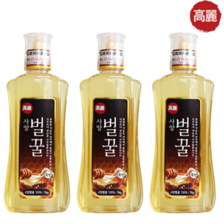 고려 사양벌꿀 1KG x 3개