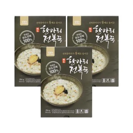 정해연 완도 한마리 전복죽