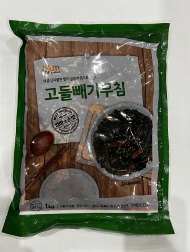 고들빼기무침,1kg,이음푸드,냉장,중국 이미지