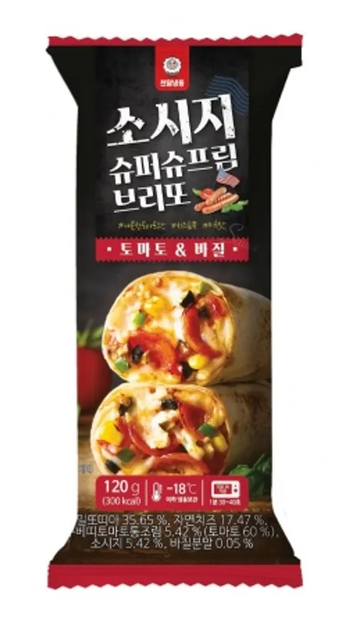 소시지슈퍼슈프림브리또, 120g, 냉동 이미지
