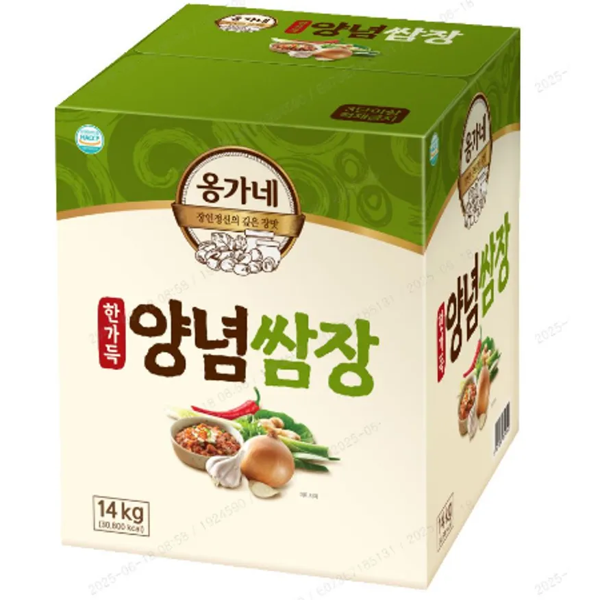 ⭐단독특가⭐옹가네한가득양념쌈장,14kg,지함,사조대림,실온 이미지