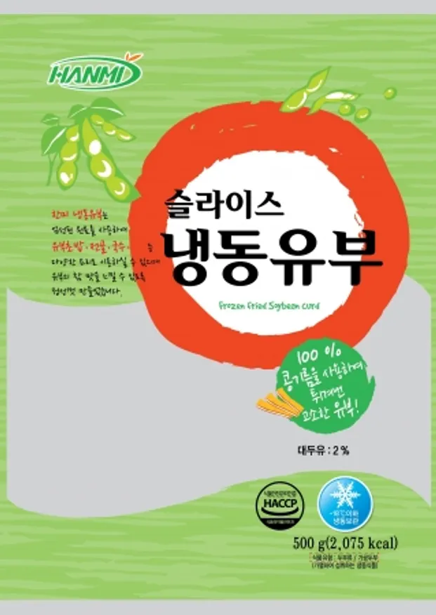 유부슬라이스, 500g, 한미,냉동 이미지