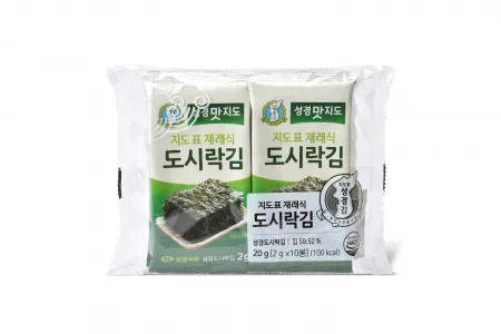 맛지도도시락김,20g(2g*10입),성경식품,실온