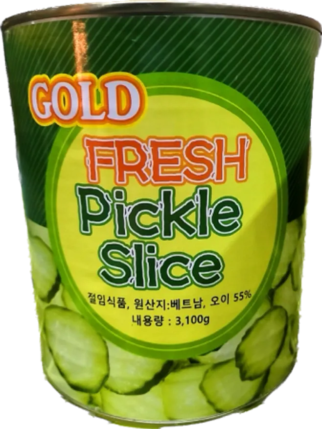 골드후레쉬오이피클슬라이스,3Kg,아주쿡,실온,베트남 이미지