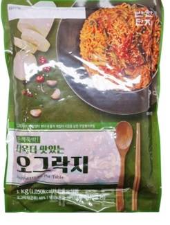 오그락지,1Kg,반찬단지,냉장,중국