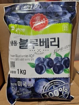 블루베리, 1Kg, 냉동, 캐나다