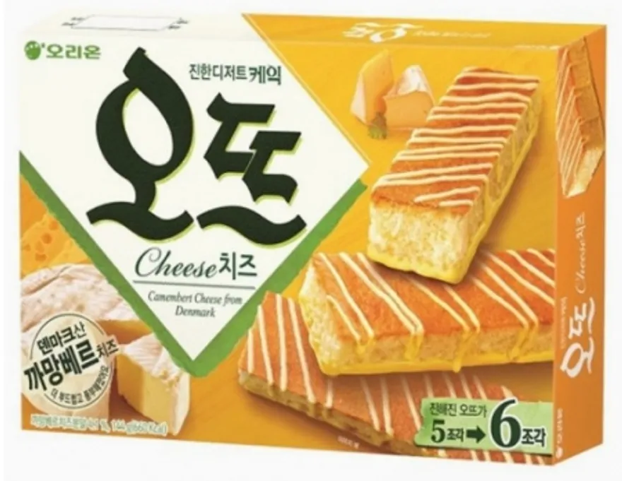 오뜨치즈,144g,오리온,실온 이미지