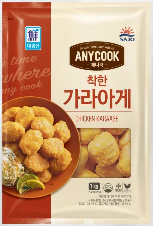 ⭐단독특가⭐애니쿡착한가라아게, 1kg(27~37g*30~36개), 사조대림, 냉동