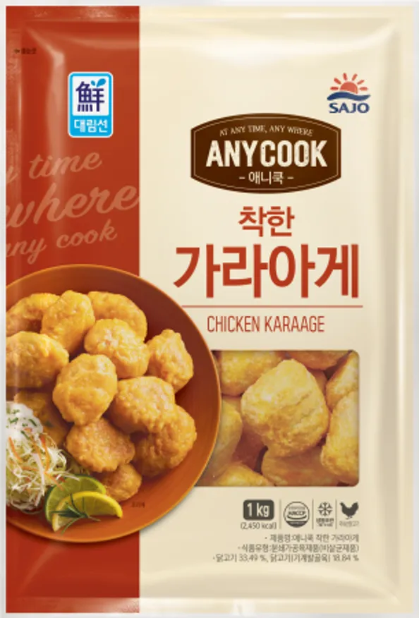 ⭐단독특가⭐애니쿡착한가라아게, 1kg(27~37g*30~36개), 사조대림, 냉동 이미지