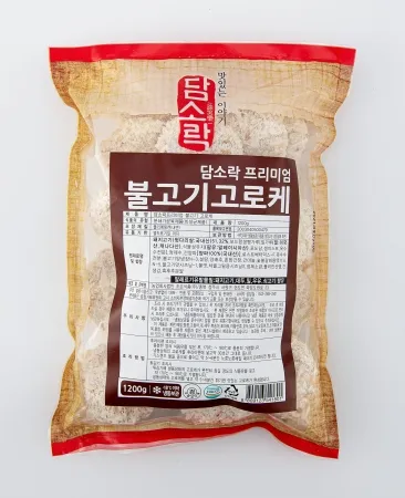 조은식품 담소락불고기고로케, 1.2Kg, 냉동