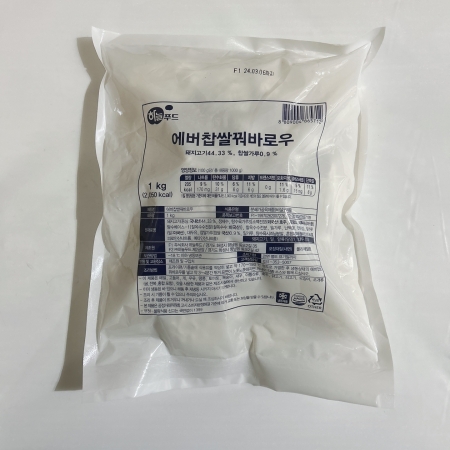 에버찹쌀꿔바로우, 1Kg, 하늘푸드, 냉동, 국산 이미지