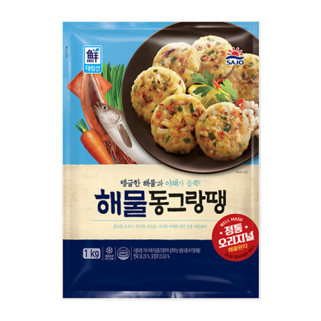 뉴해물동그랑땡, 1Kg, 사조대림, 냉동
