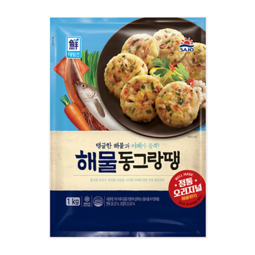 뉴해물동그랑땡, 1Kg, 사조대림, 냉동 이미지