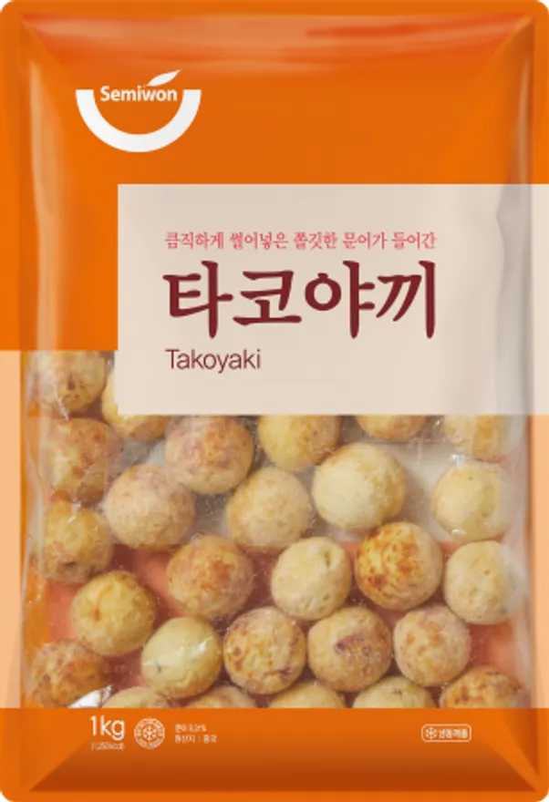 타코야끼, 1Kg, 세미원, 냉동 이미지