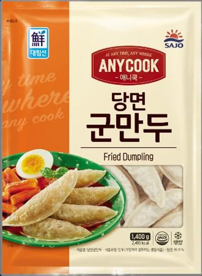 애니쿡당면군만두,1.4Kg,사조대림,냉동 이미지
