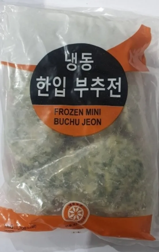 한입부추전, 1Kg, 냉동, 수입 이미지