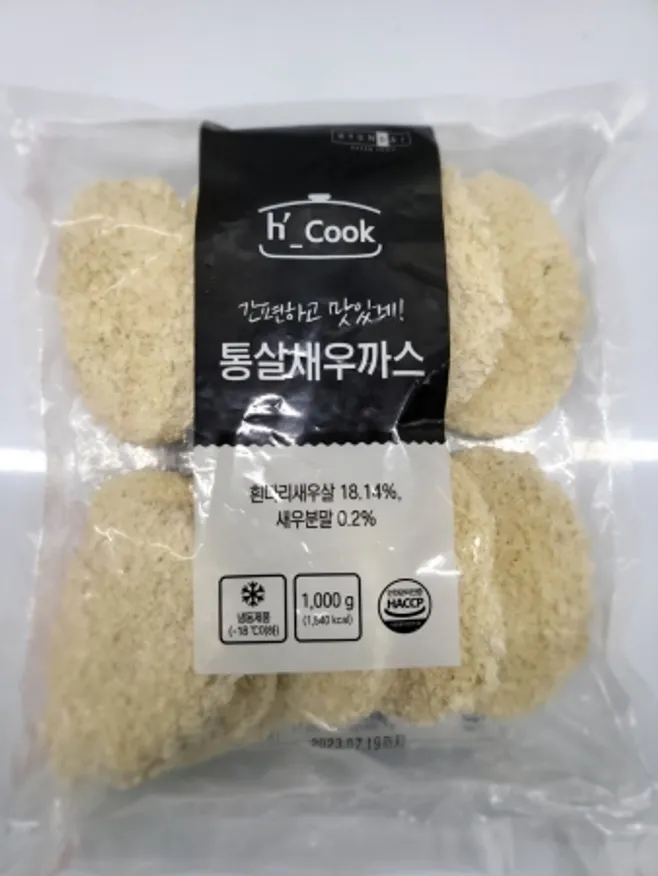 통살새우까스, 1Kg, 냉동 이미지
