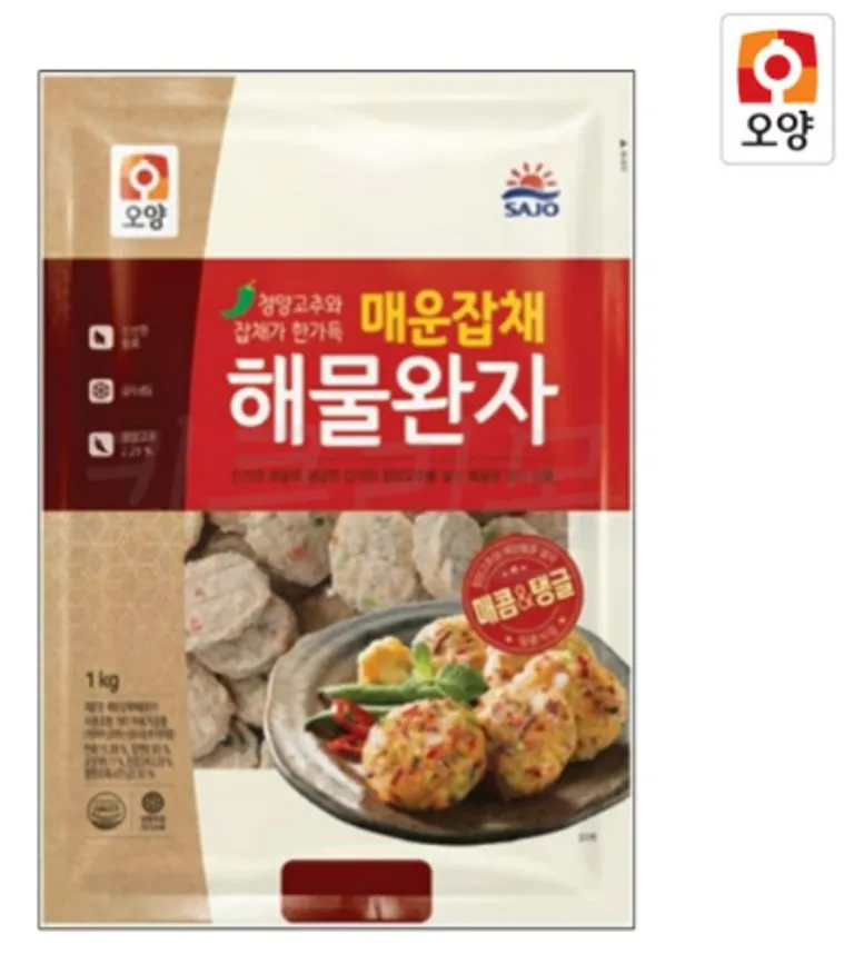 오양매운잡채해물완자,1Kg,사조오양,냉동 이미지