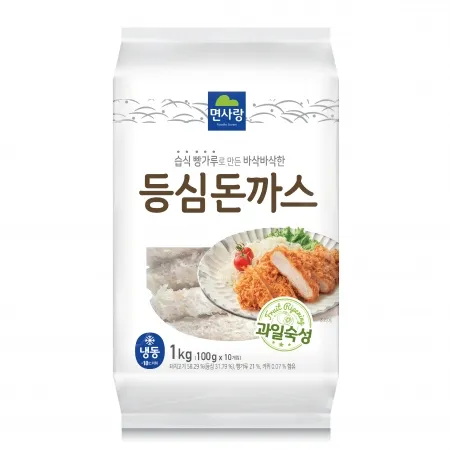 등심돈까스, 1Kg, 면사랑, 냉동