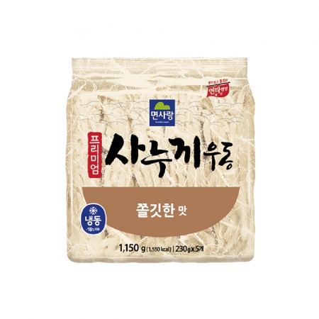 사누끼우동-쫄깃한맛, 1.15Kg, 면사랑, 냉동