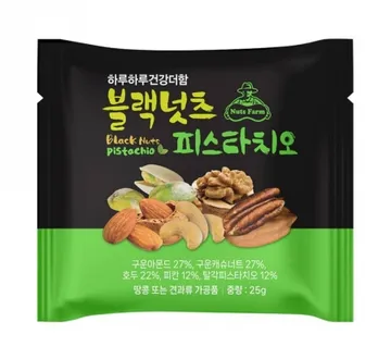 블랙넛츠 피스타치오(구운아몬드,호두,구운캐슈넛,피칸,탈각피스타치오)(실온)