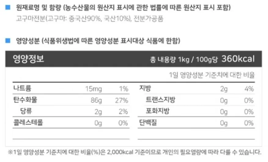 옛날자른당면(오뚜기,실온) 이미지