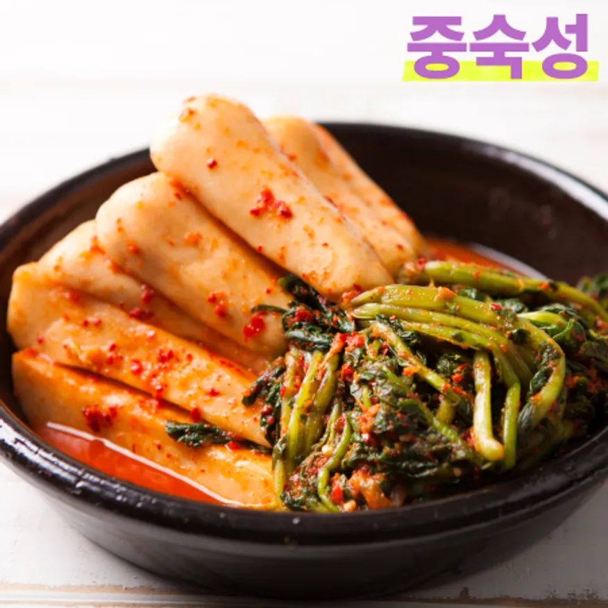 ⭐중숙⭐총각김치(동심,실온),10kg/BOX,알타리무:국내산/고추분:중국산 이미지