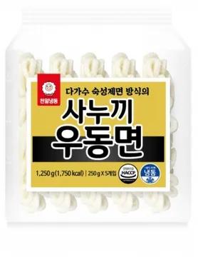 사누끼우동면, 1.25Kg, 천일식품, 냉동
