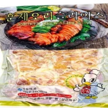 훈제오리슬라이스(삼아,냉동,중국)(냉동)