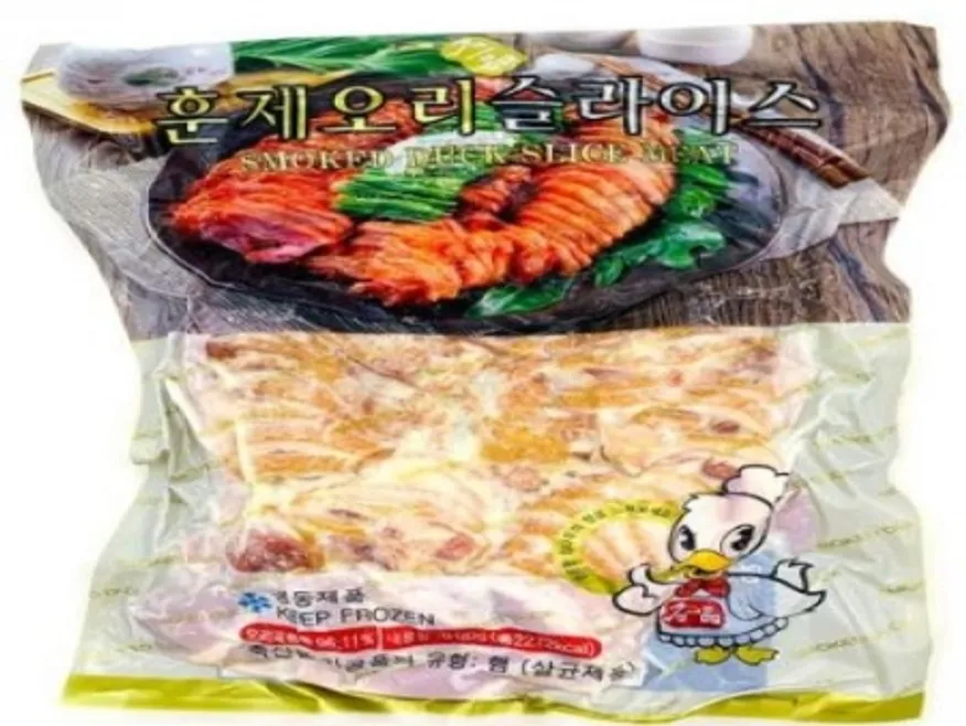 훈제오리슬라이스(삼아,냉동,중국)(냉동) 이미지